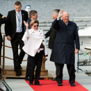 King Harald and Queen Sonja arrive (Photo: Ned Alley / NTB scanpix)